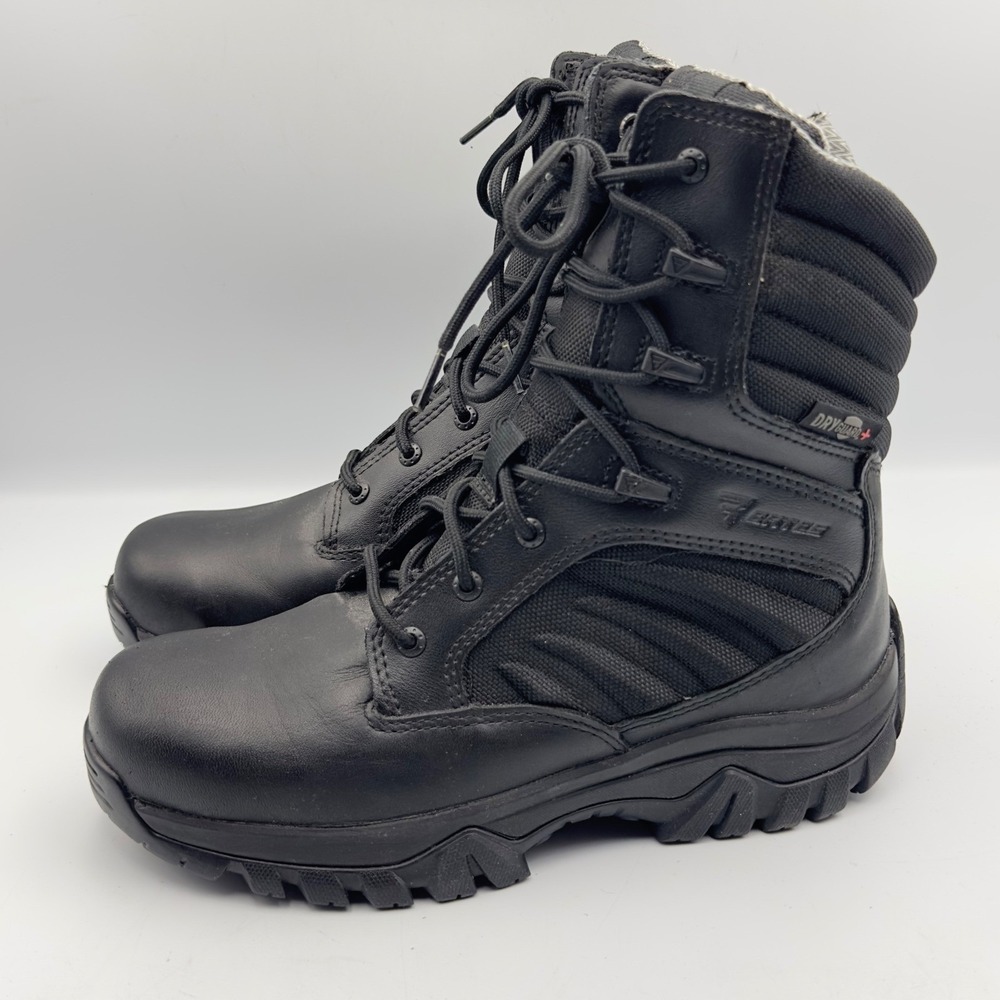 Bates E03982 DryGuard+ Tactical Side Zip Boots Mens 8.5 Black Waterproof EH